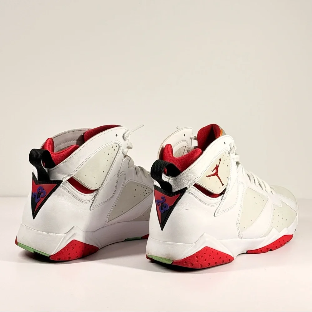 Air Jordan 7 Retro Hare White True Red Men's Size 12 - 304775-125 - Picture 6 of 13